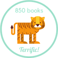 T is for Tiger - Read 850 Books Badge