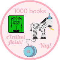 X Y Z - I Read 1,000 Books! Badge